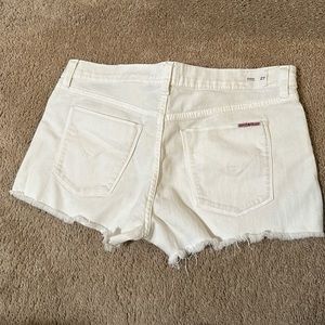 Hudson white Kenzie Jean shorts